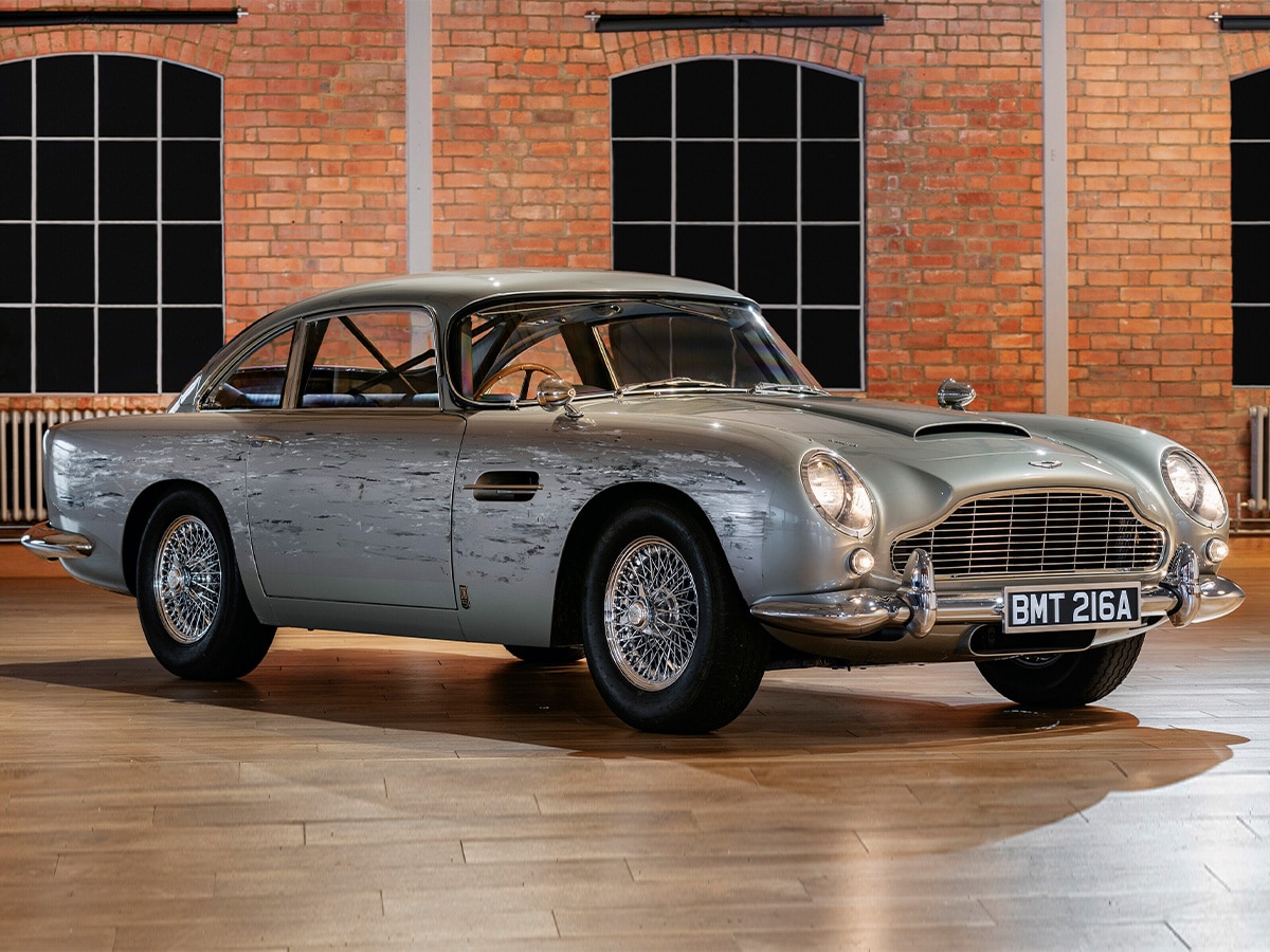Auction no time to die aston martin replica db5 stunt car feature