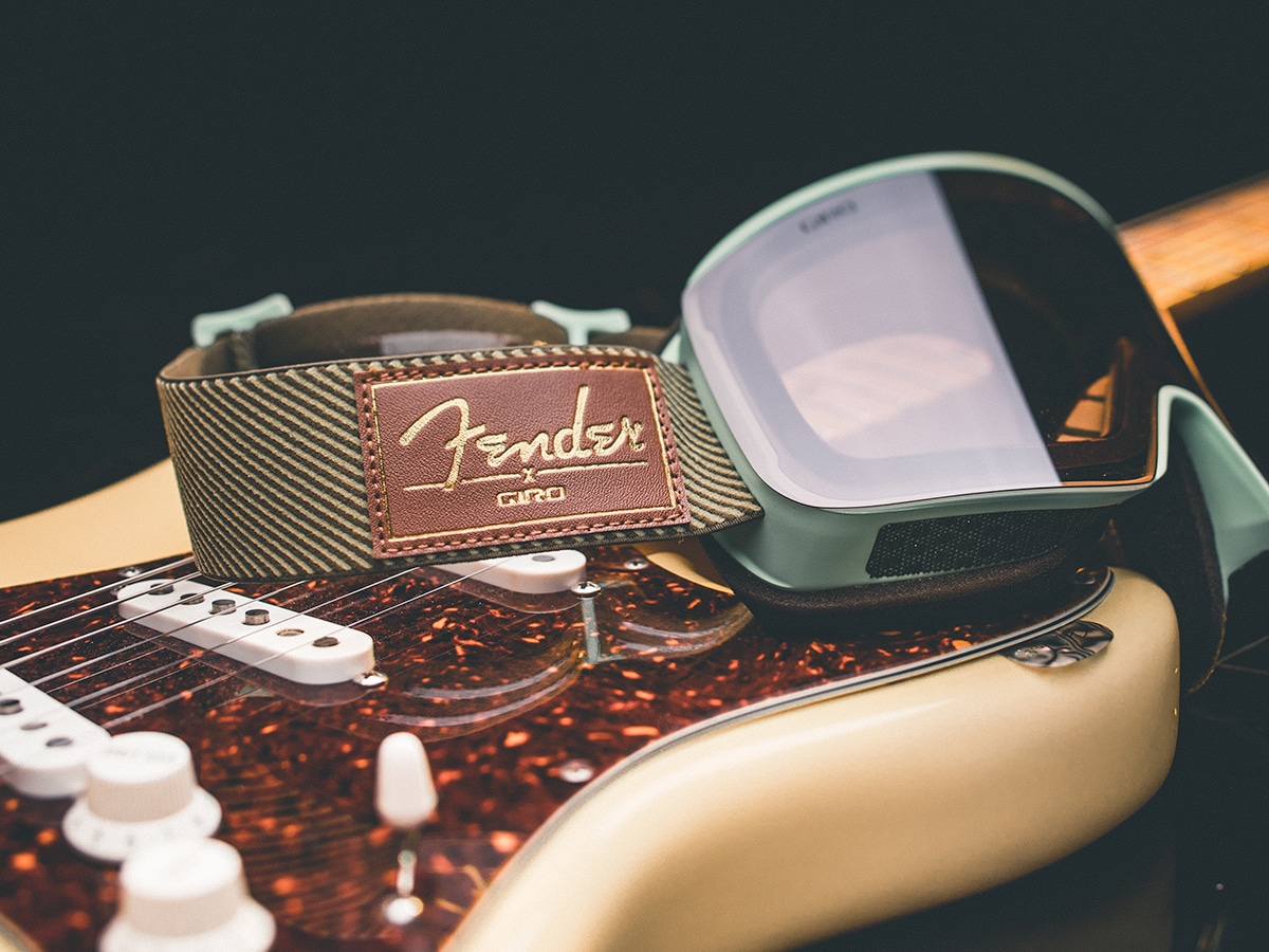 Fender x Giro Ski Googles Let You Shred Riffs While You Shred