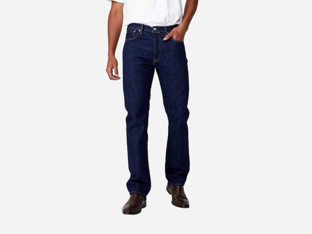Levis 501 original jeans in rinse