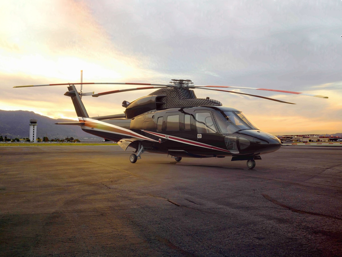 Flexjet sikorsky s 76 helicopter