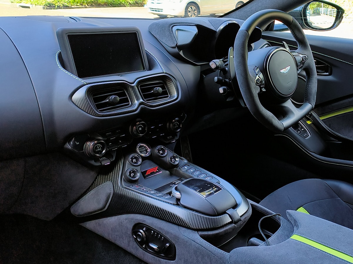 Aston martin vantage f1 edition interior buttons