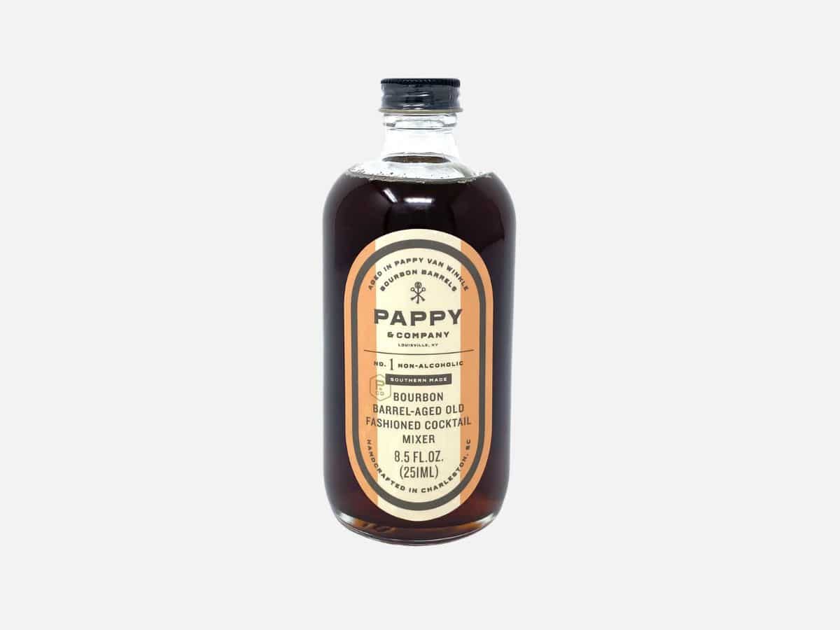Bourbon barrel aged old fashioned cocktail mixer