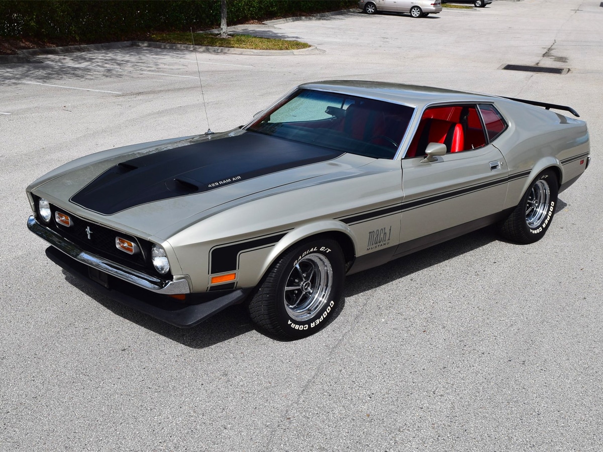 Lot 185 1971 ford mach 1 429 cobrajet mustang orlando classic cars