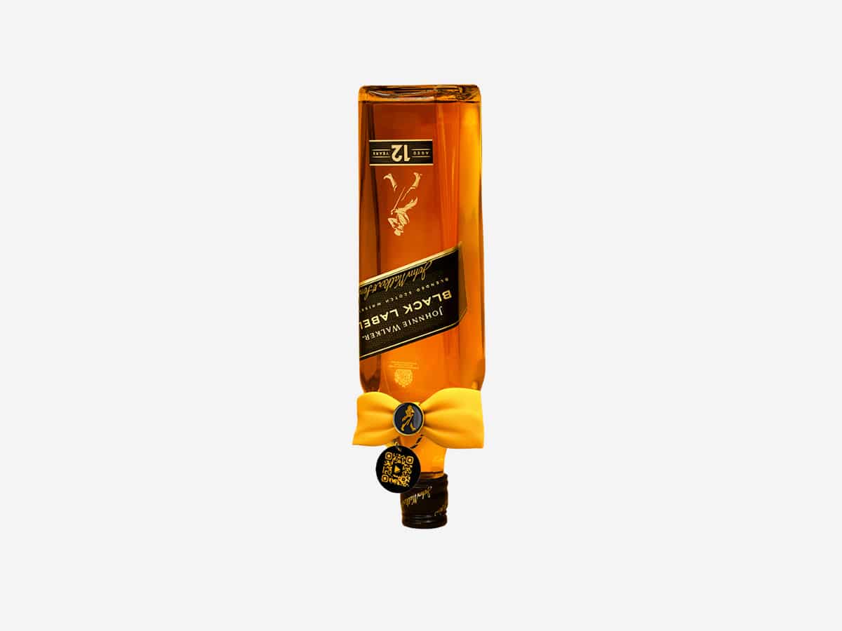 Personalised johnnie walker black bottle 1