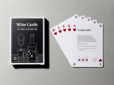 Drinking Games Just Got Classy with Wine Lovers' Playing Cards