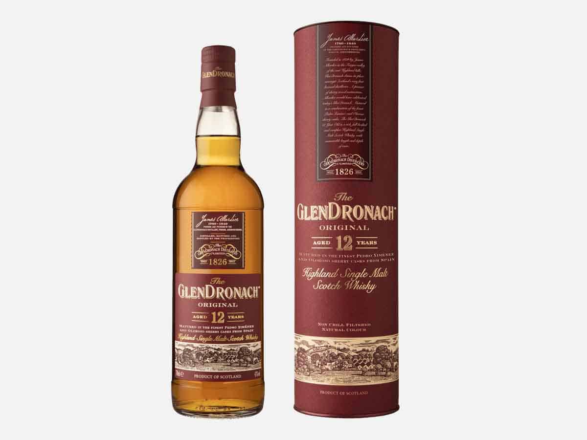 赠品 Glendronach 12 份威士忌清单