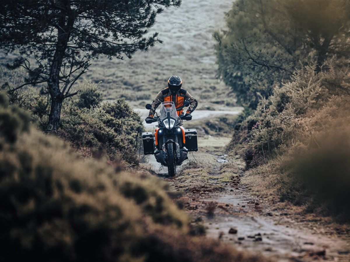 2023 ktm 890 adventure driving on road