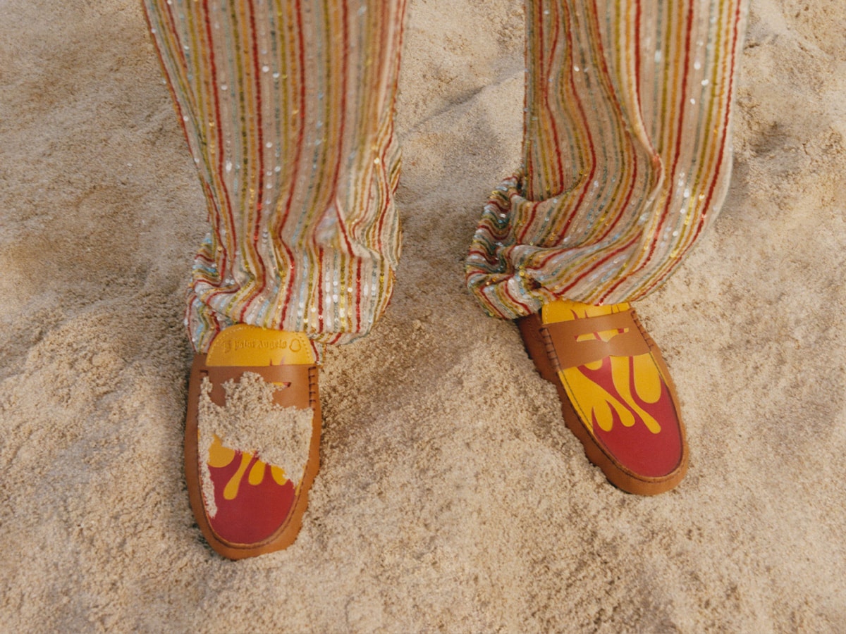 8 moncler palm angels flame slippers