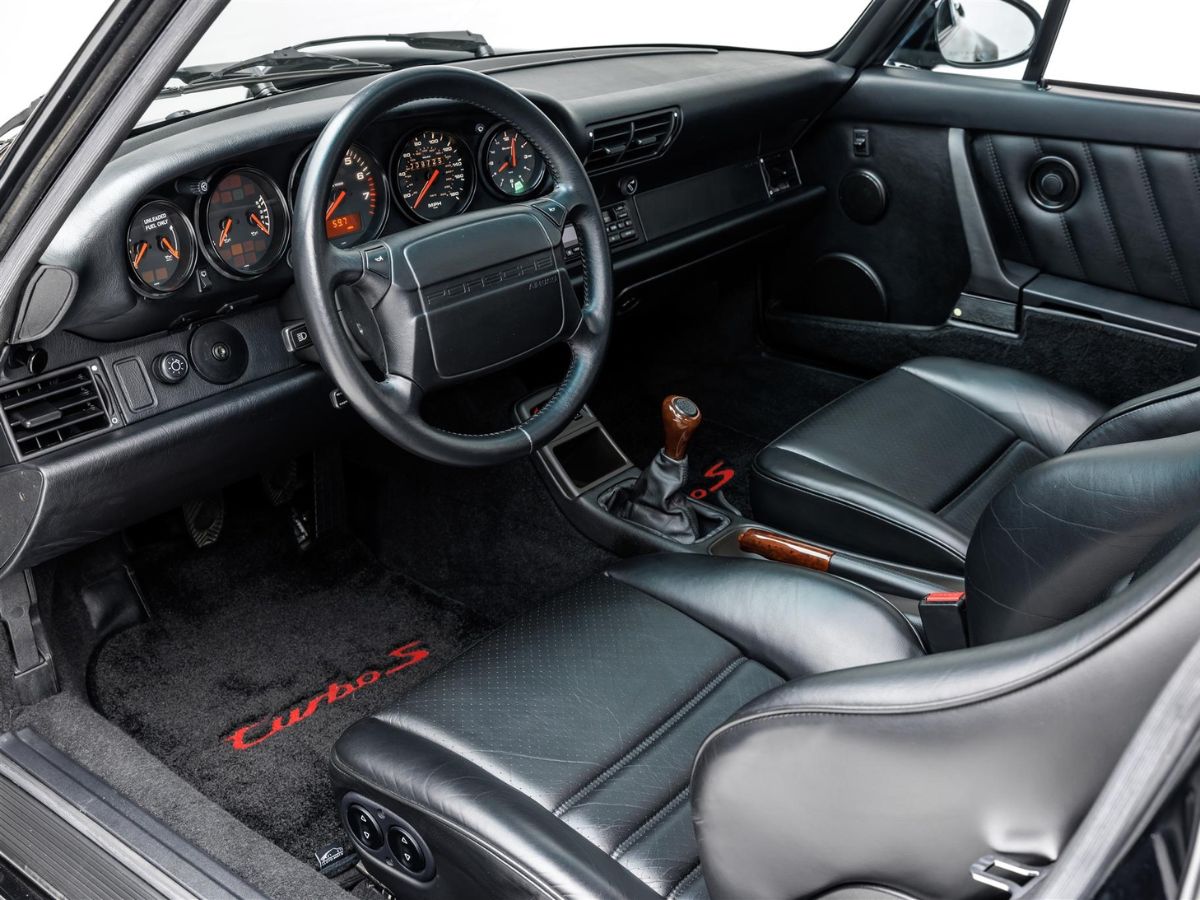 964 911 turbo 3 6 bring a trailer record interior