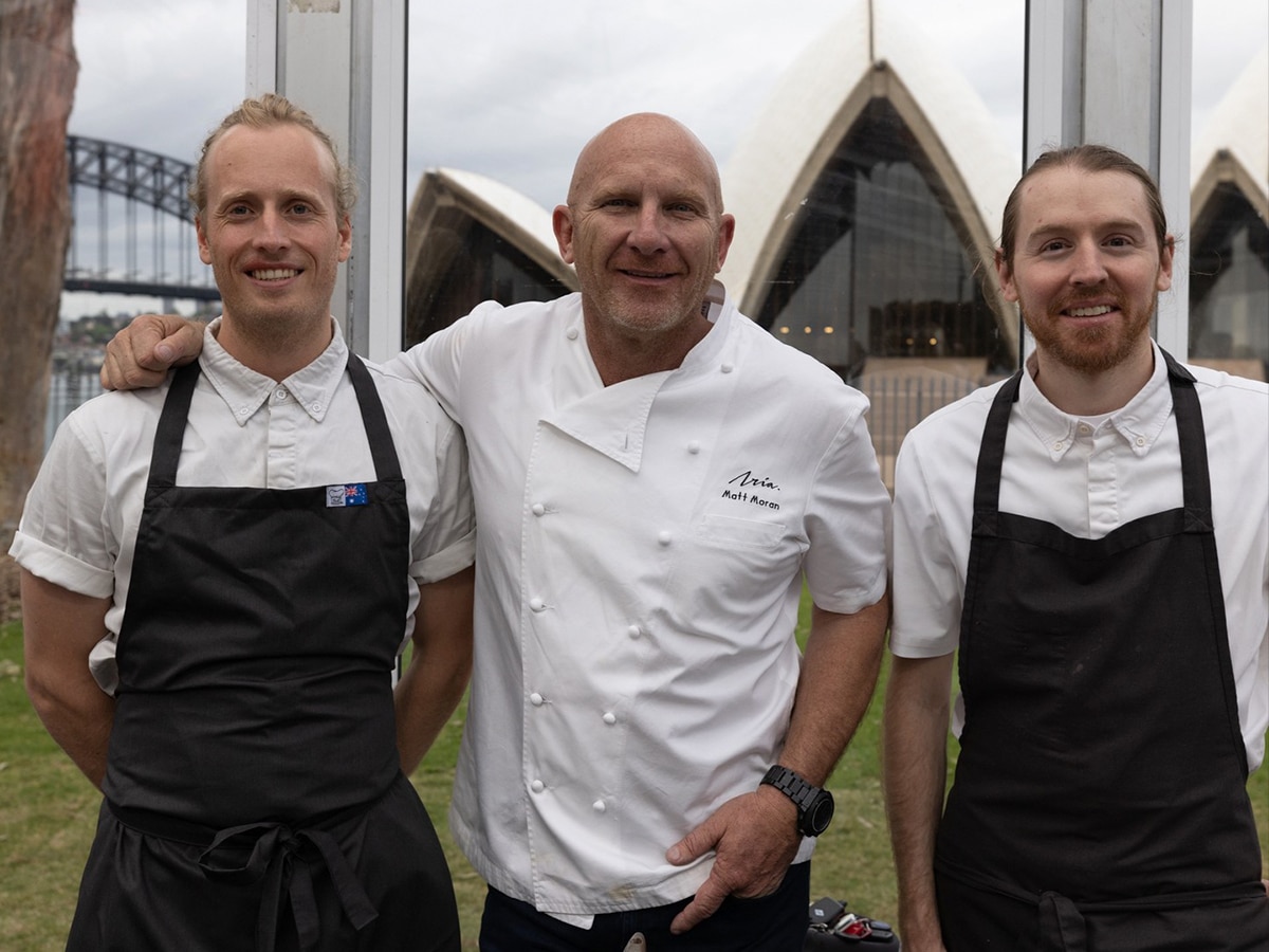 Matt Moran and the Aria team at the Bestest Chefs for the Bestest Kids gala in October | Image: The Bestest Foundation