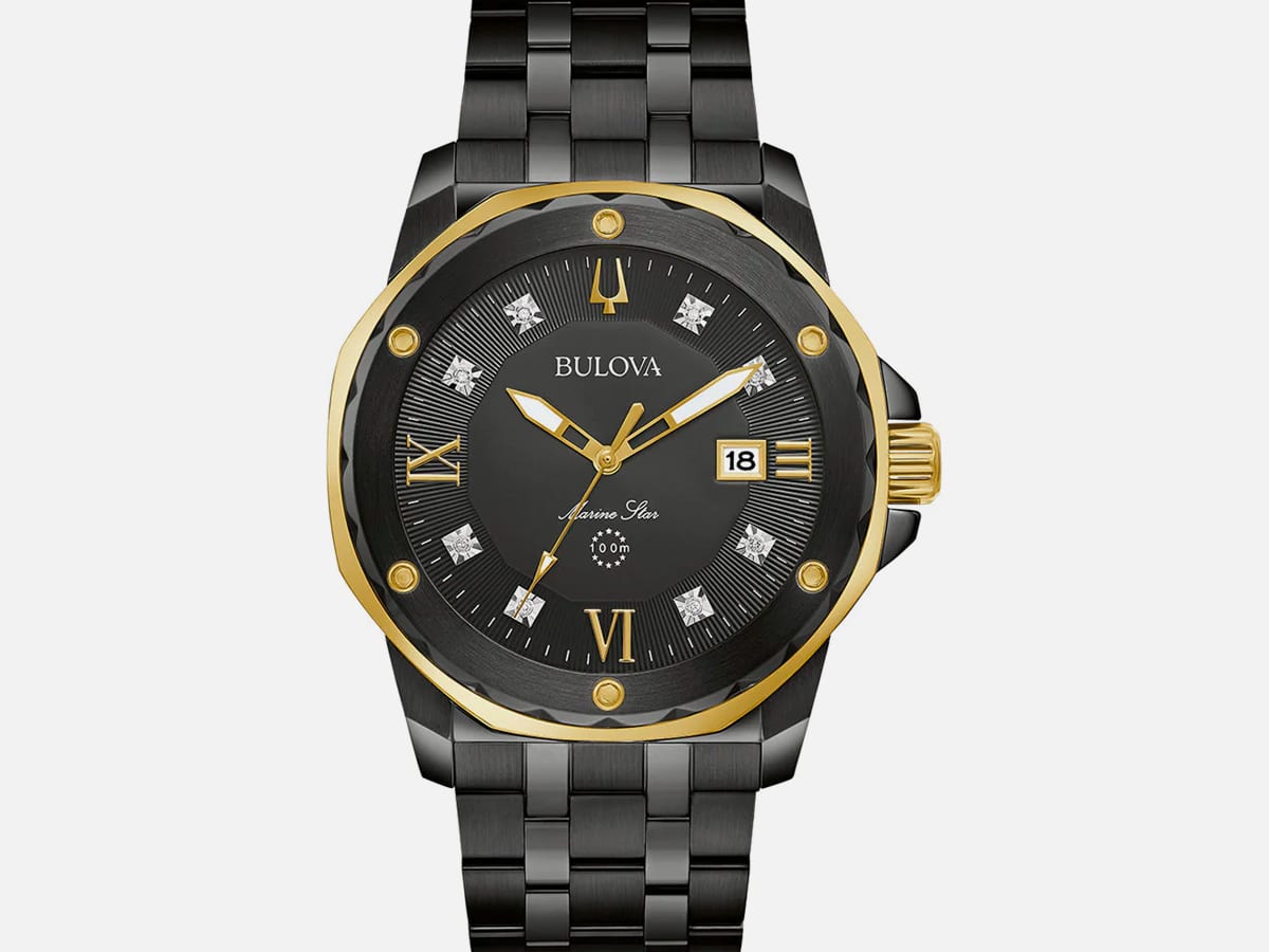 Bulova marine star diamond copy