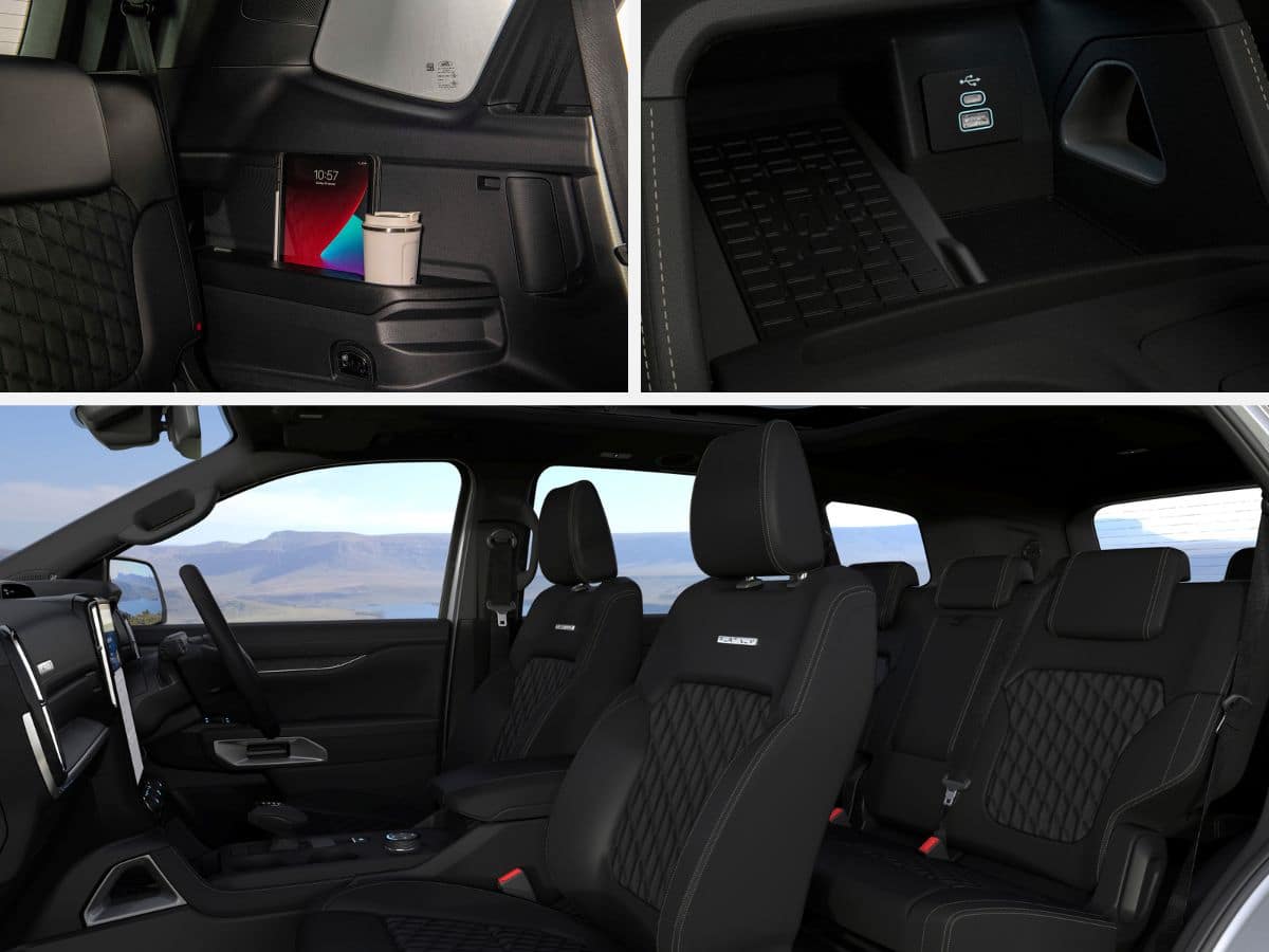 Ford everest platinum interior 1