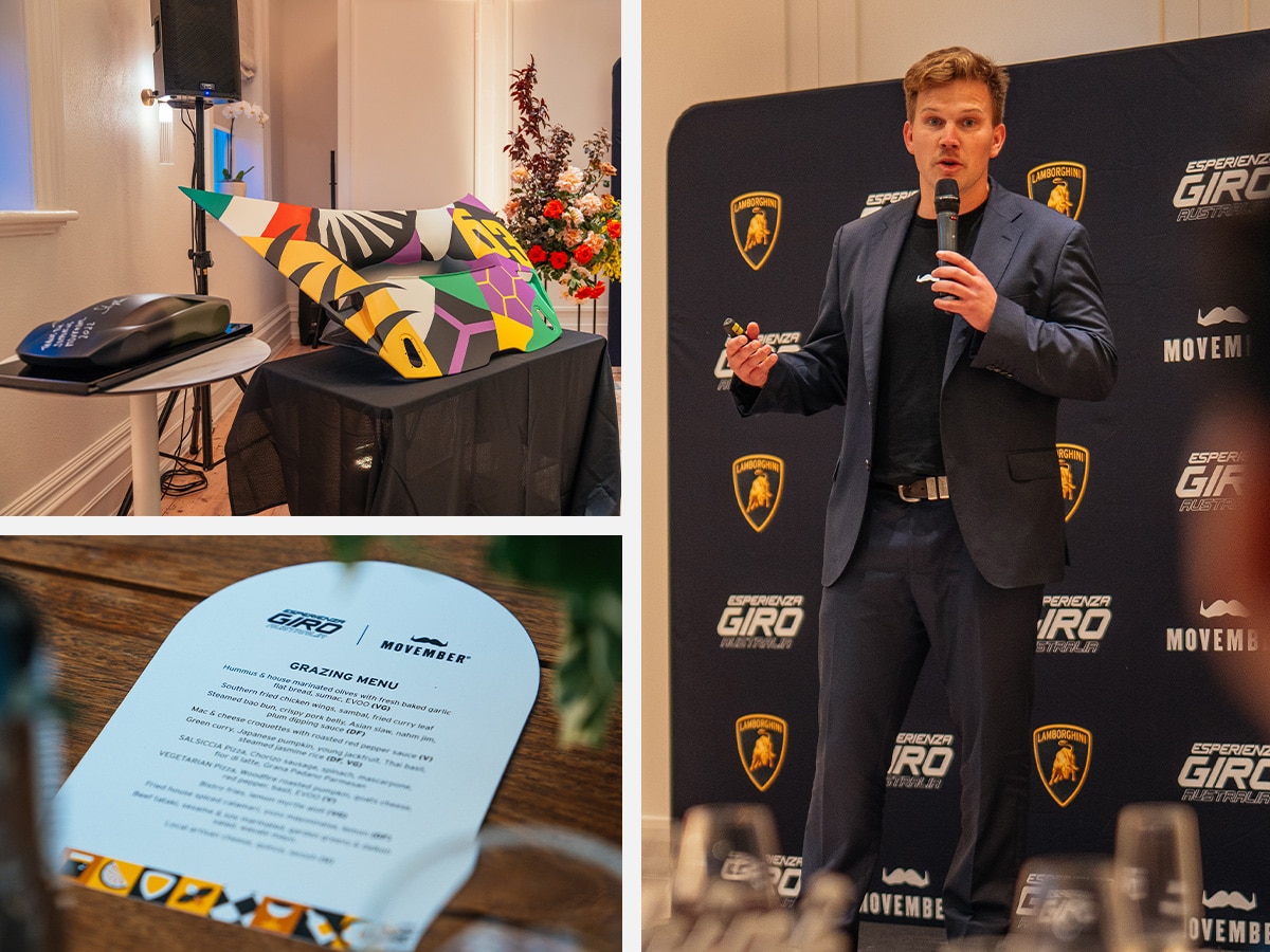 Lamborghini movember giro charity auction night