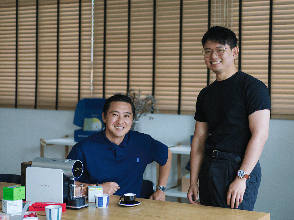 Morning founders Leon Foo and Bowen Chiou | Image: Morning