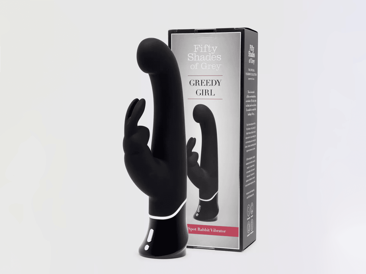 Fifty Shades of Grey Greedy Girl G-Spot Rabbit Vibrator | Image: Lovehoney