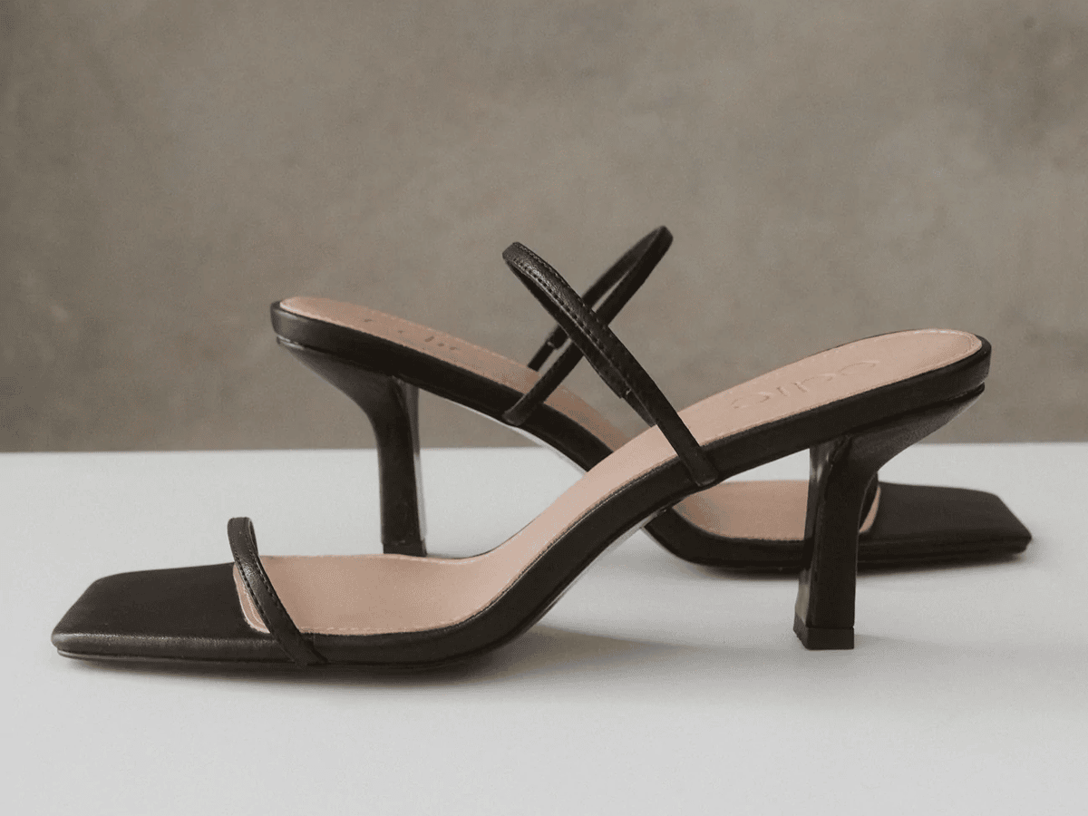 Edie Collective Heeled Vegan Sandals | Image: Edie Collective