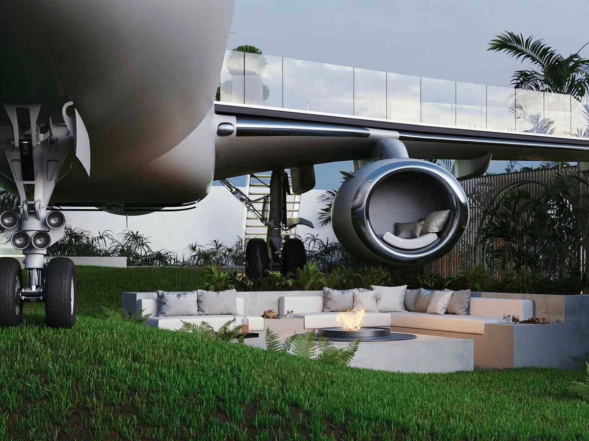 A Boeing 737 Is Being Converted Into A Luxury Private Jet Villa In 