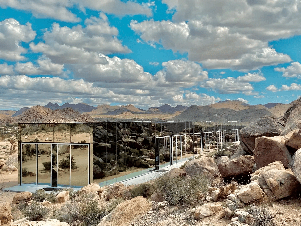 Joshua Tree s Dazzling Invisible House Hits The Market For 26 Million Man Of Many