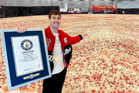 Pizza Hut Guinness World Record Pie