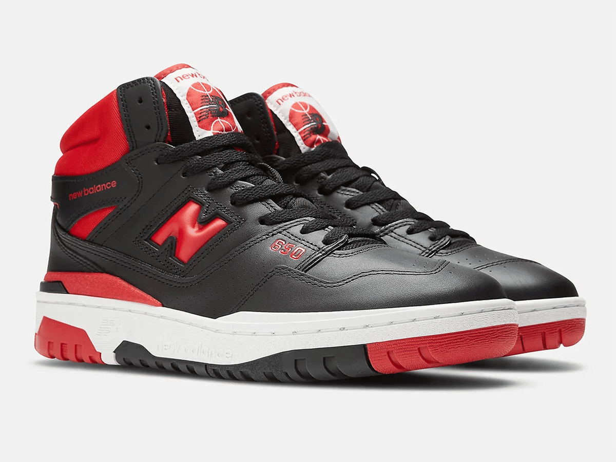 New Balance 650R 'Black with Red and White' | Image: New Balance