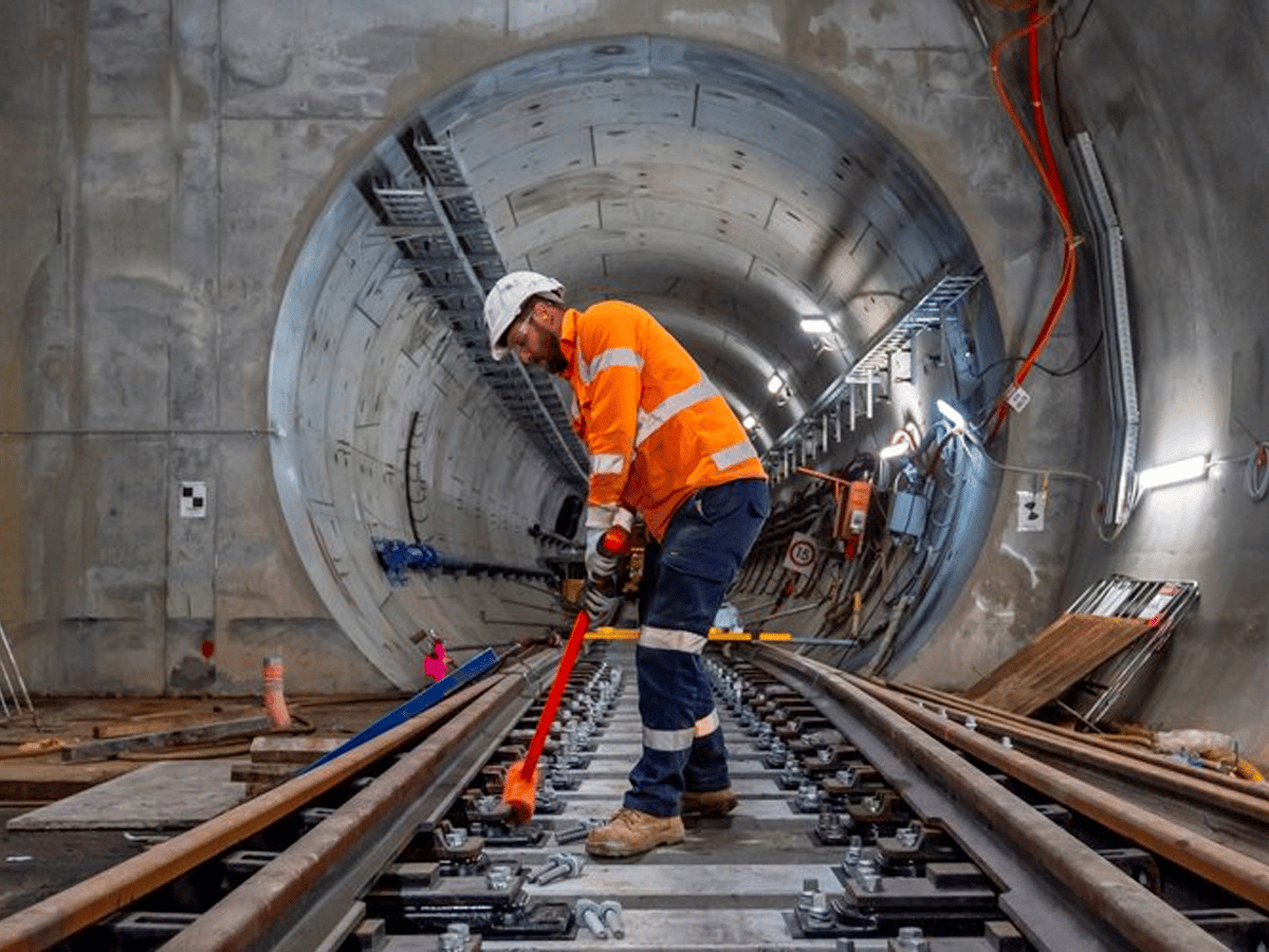 Sydney Metro track works | Image: Sydney Metro