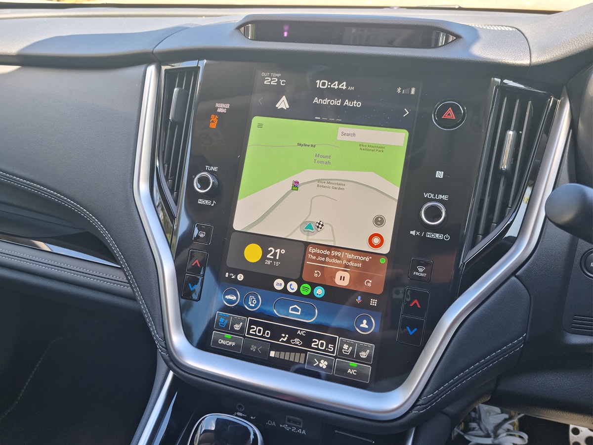 2023 subaru outback full screen android auto
