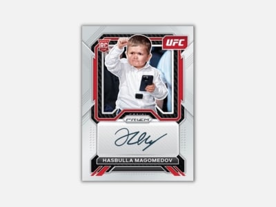 Hasbulla's First Officially Licensed Autographed UFC Trading Card Unveiled
