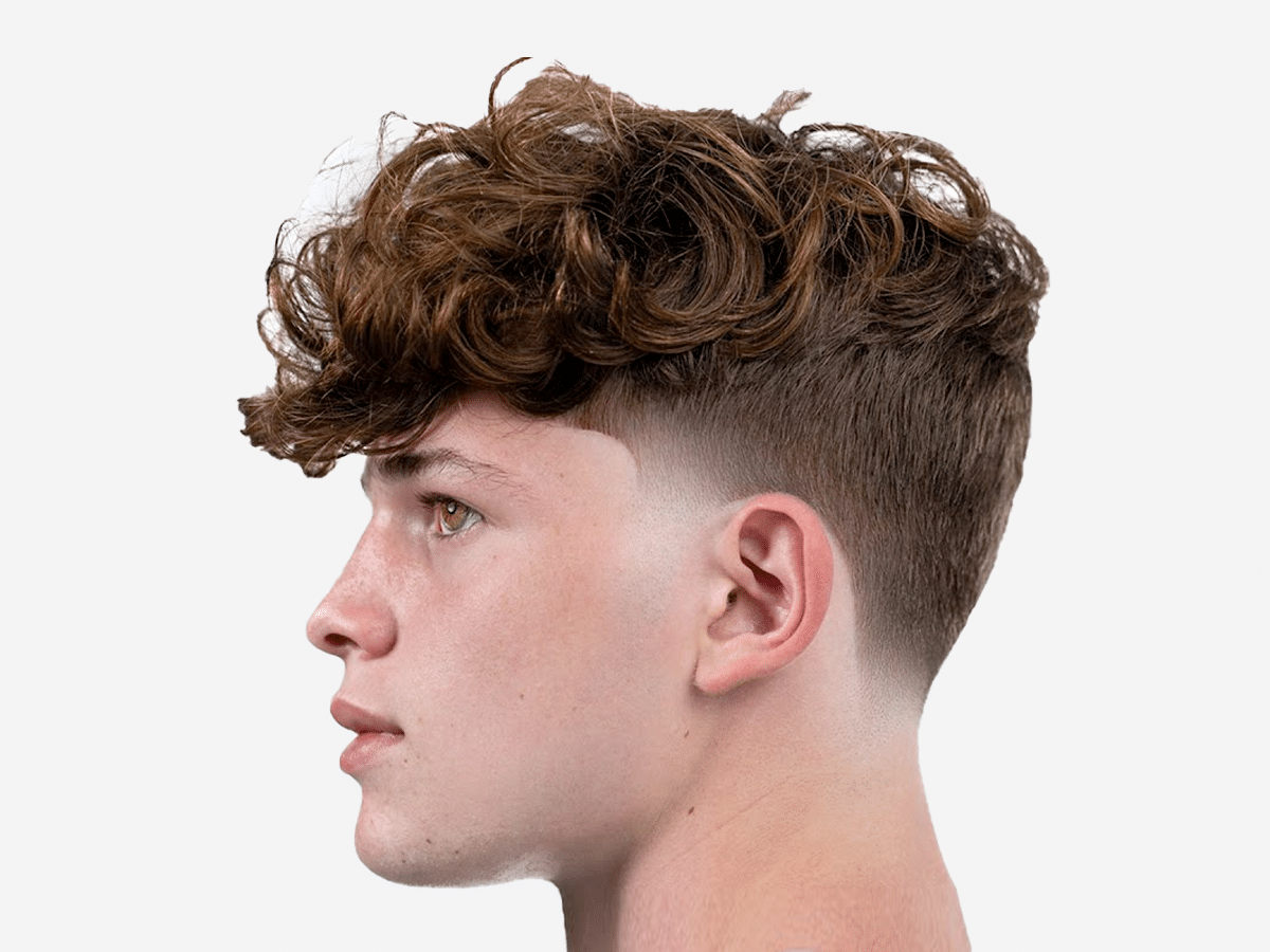 19 Fade Haircuts For Cool Curly Hair: 2023 Trends | Curly taper fade, Fade  haircut curly hair, Fade haircut