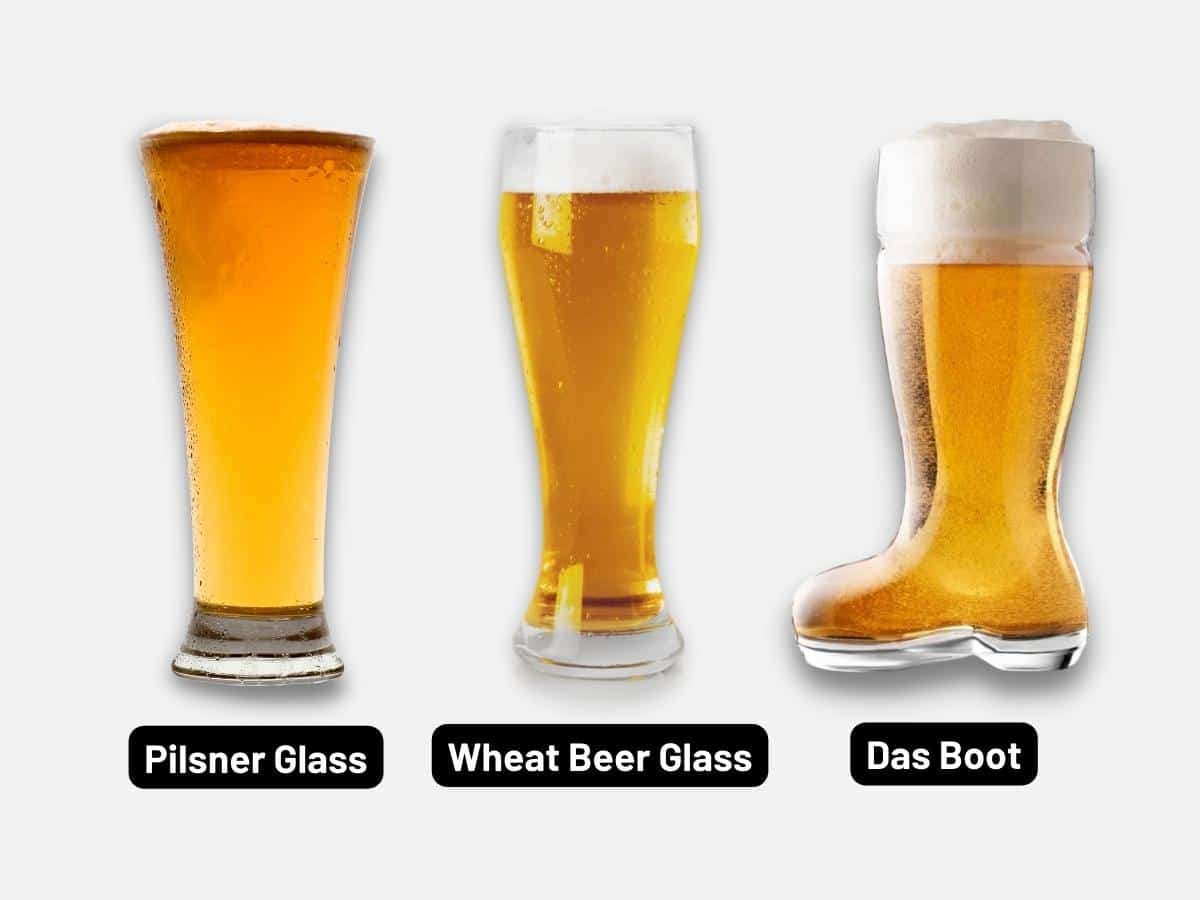 Types of beer glasses specialty beer glasses