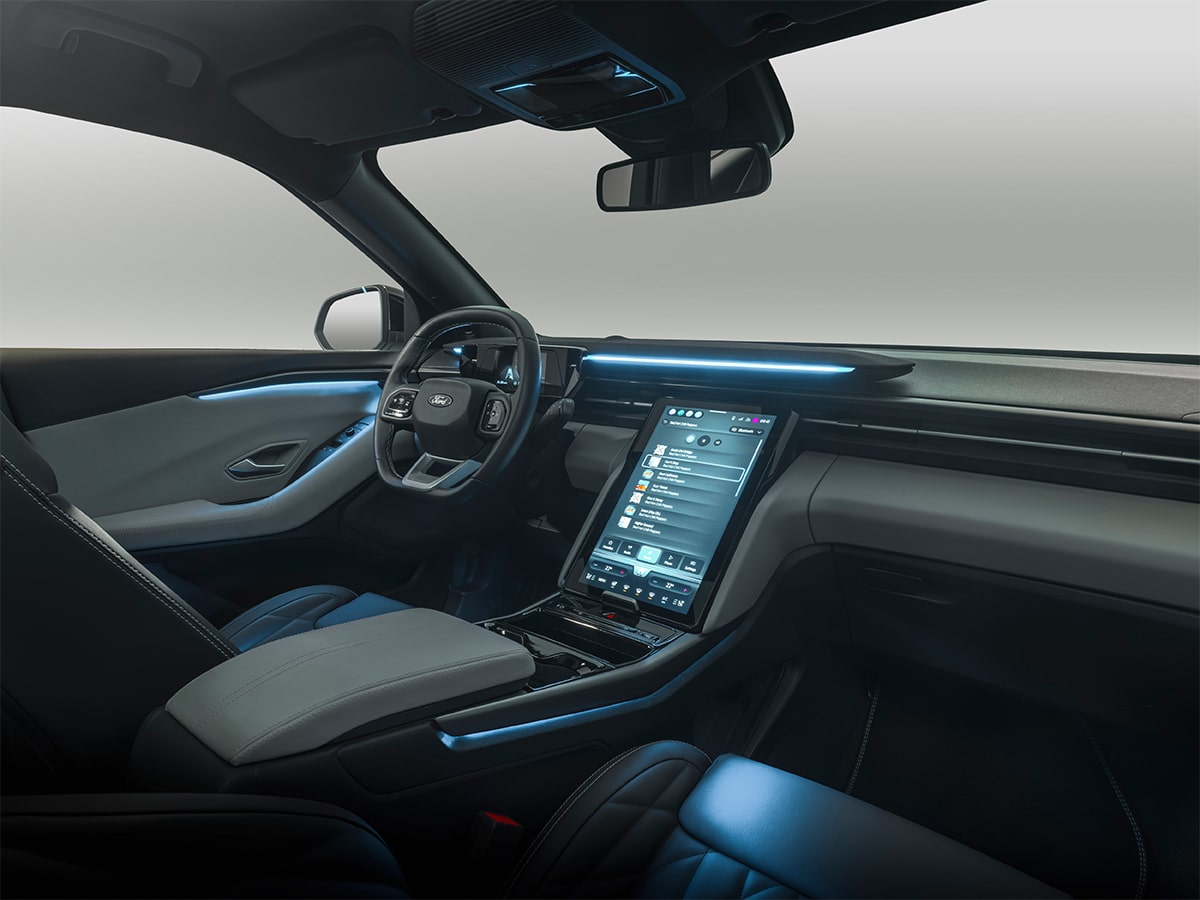 2024 ford explorer electric interior