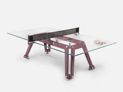 This $32,000 Impatia Walnut Table Tennis Set Comes with 24k Gold Connecting Joints