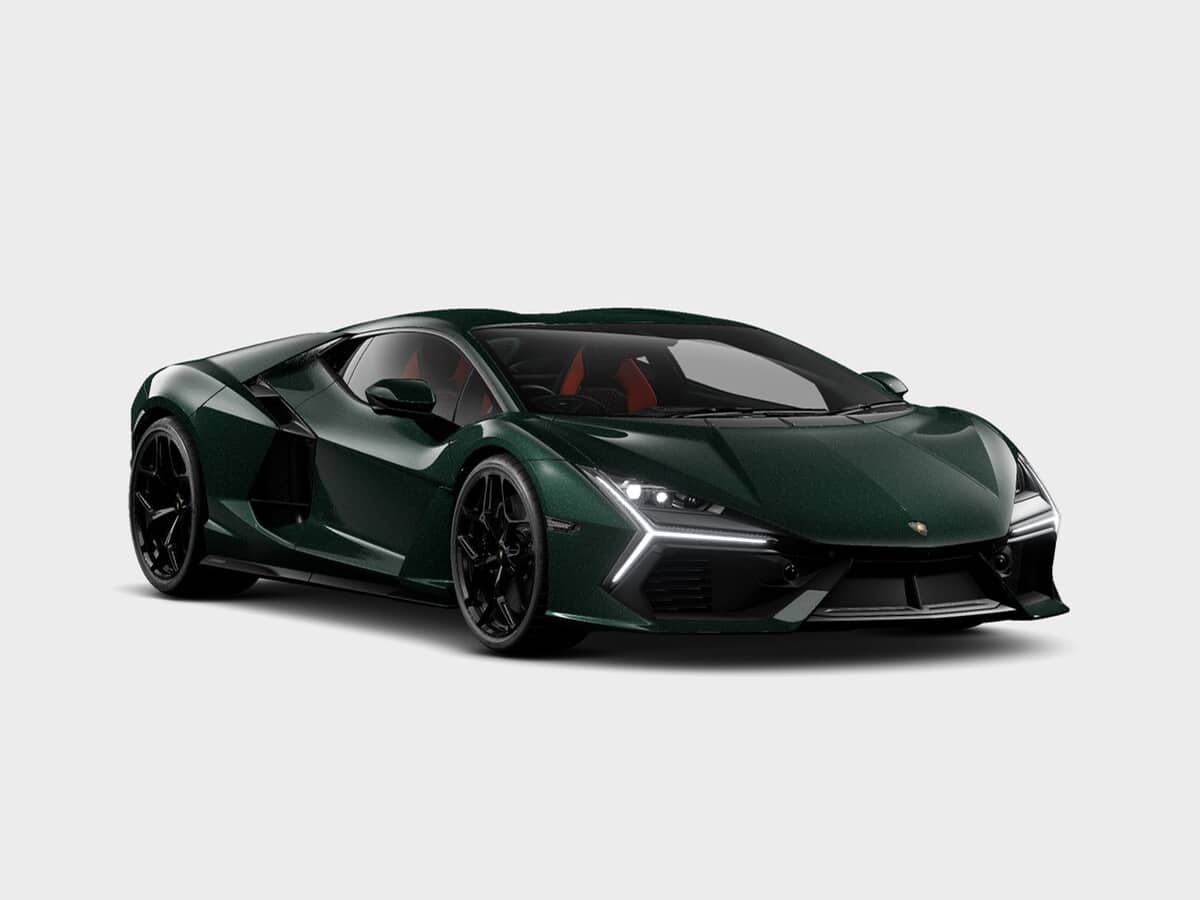 Lamborghini revuelto in verde hydra