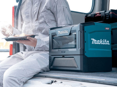 Pack'er Up Bois, Makita Just Dropped a Cordless Microwave for Jobsites