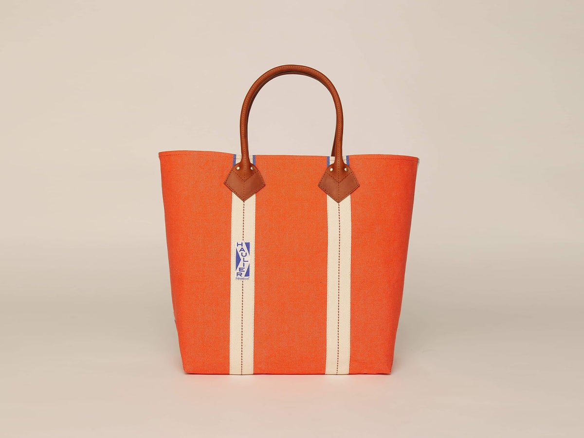 Man of manys most wanted march 2023 haulier orange utility tote