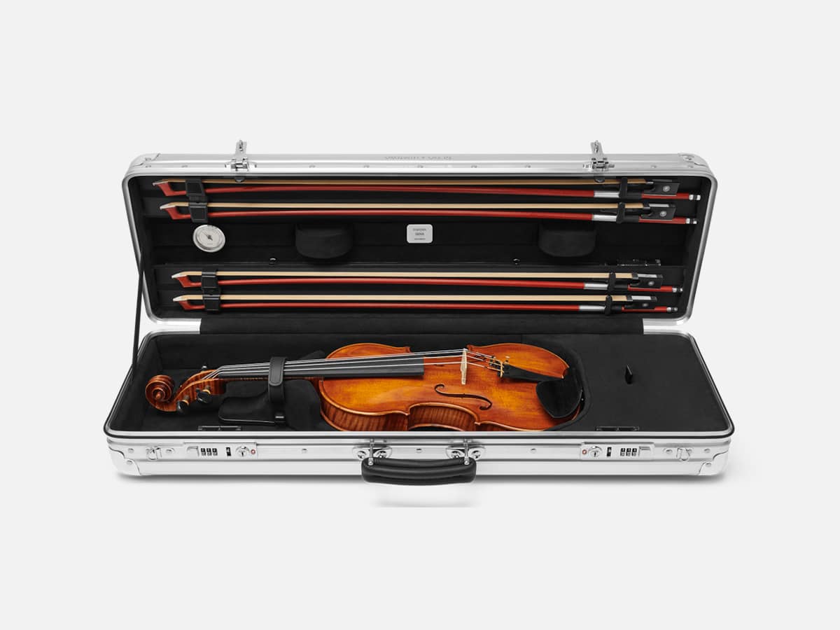 Rimowa x gewa violin case open