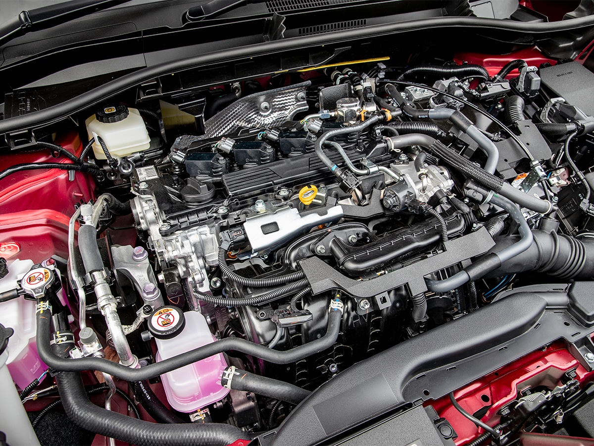 Toyota corolla cross hybrid engine bay