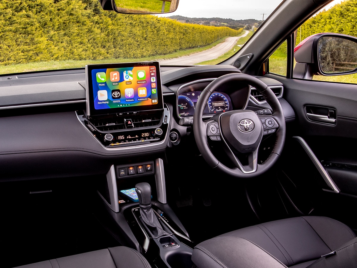 Toyota corolla cross hybrid interior