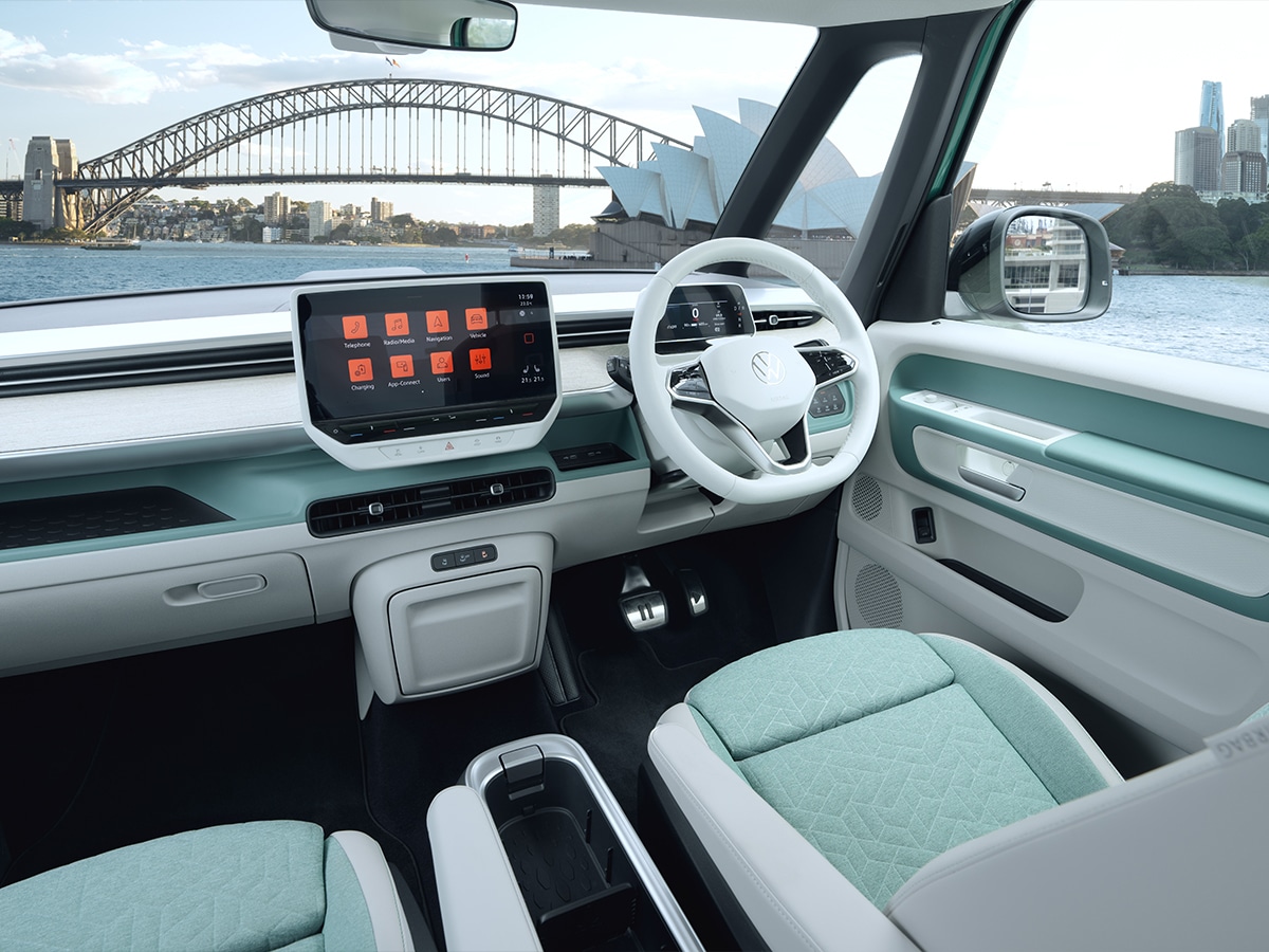 Vw id buzz australia interior dashboard