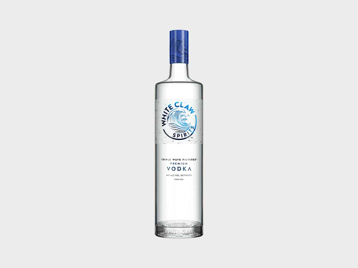 White claw flavoured vodka in regular flavour