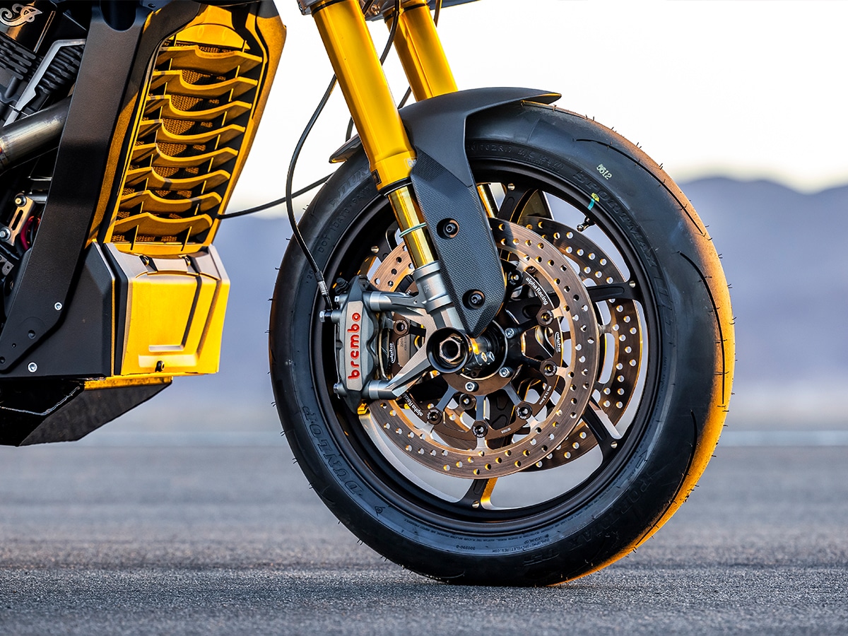 Indian challenger race replica front wheel