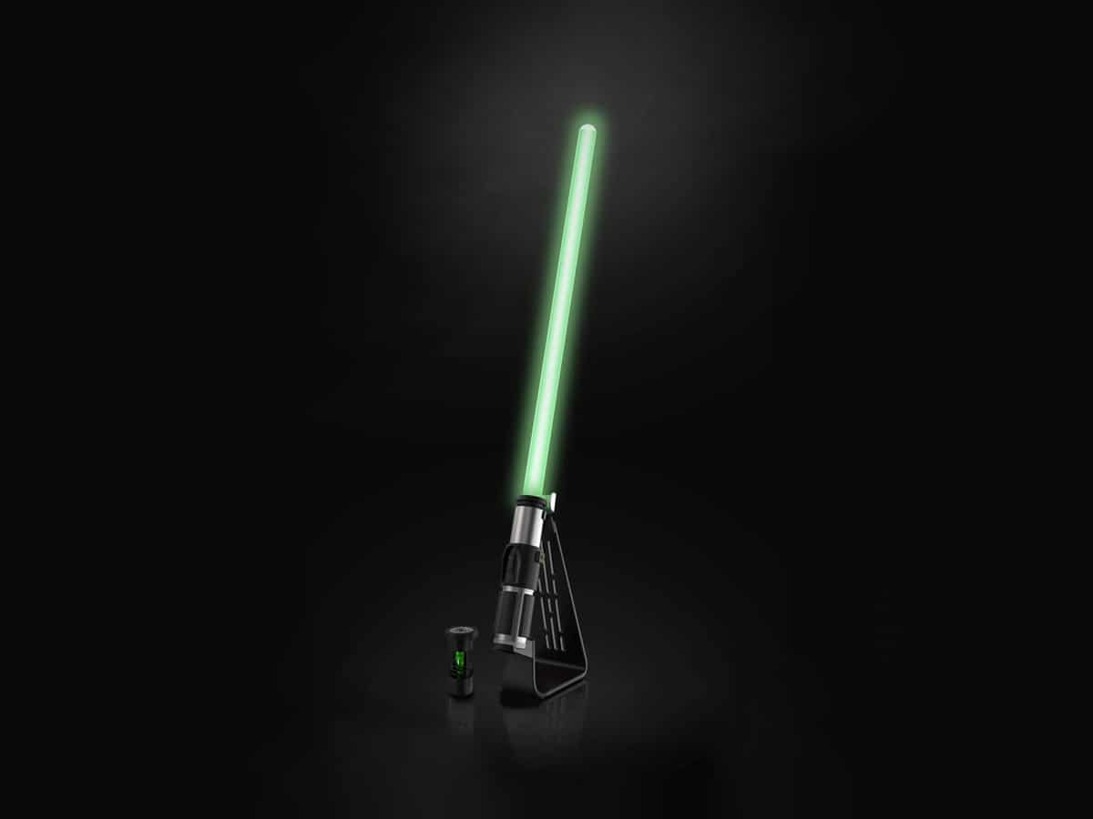 Star Wars: The Black Series Yoda Force FX Elite Electronic Lightsaber | Image: Hasbro