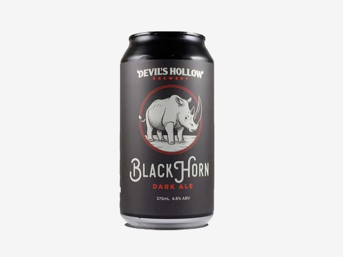 Devils Hollow Brewery Black Horn Dark Ale | Image: Devils Hollow Brewery