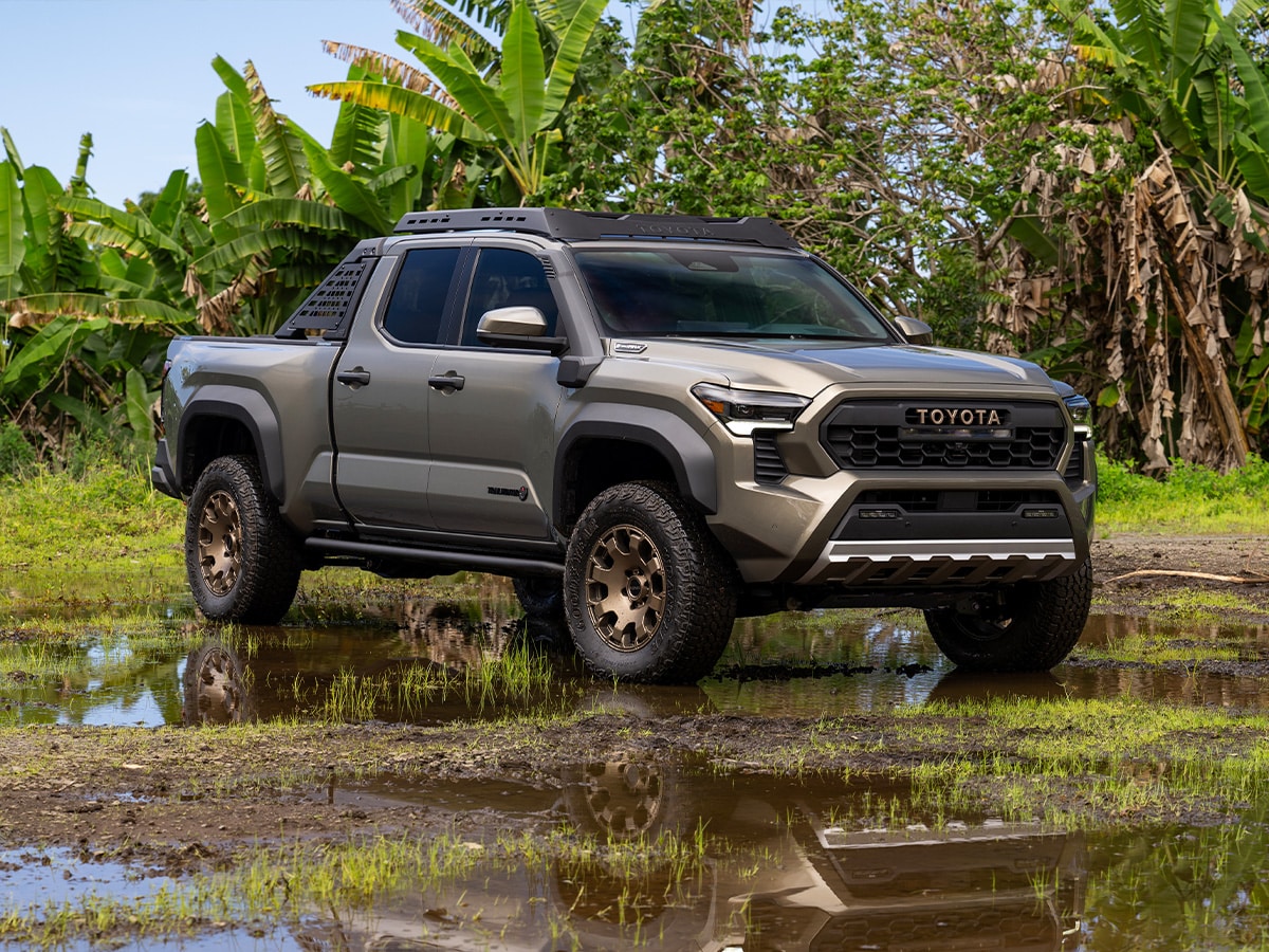 2024 toyota tacoma from the front end