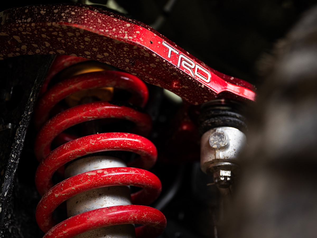 2024 toyota tacoma suspension red version