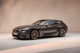 Bmw concept touring coupe front end in studio