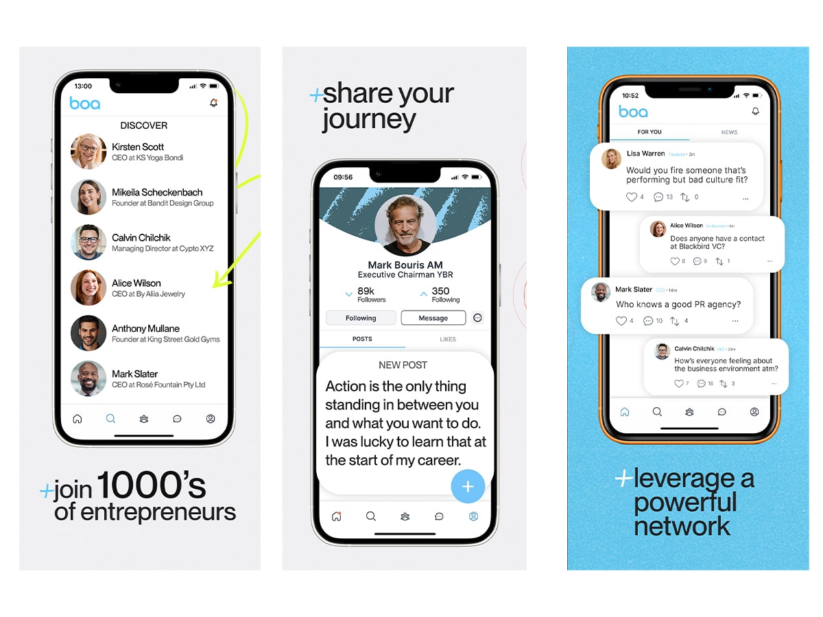 'Boa' Australia’s First Social Media Platform for Business Owners & Entrepreneurs