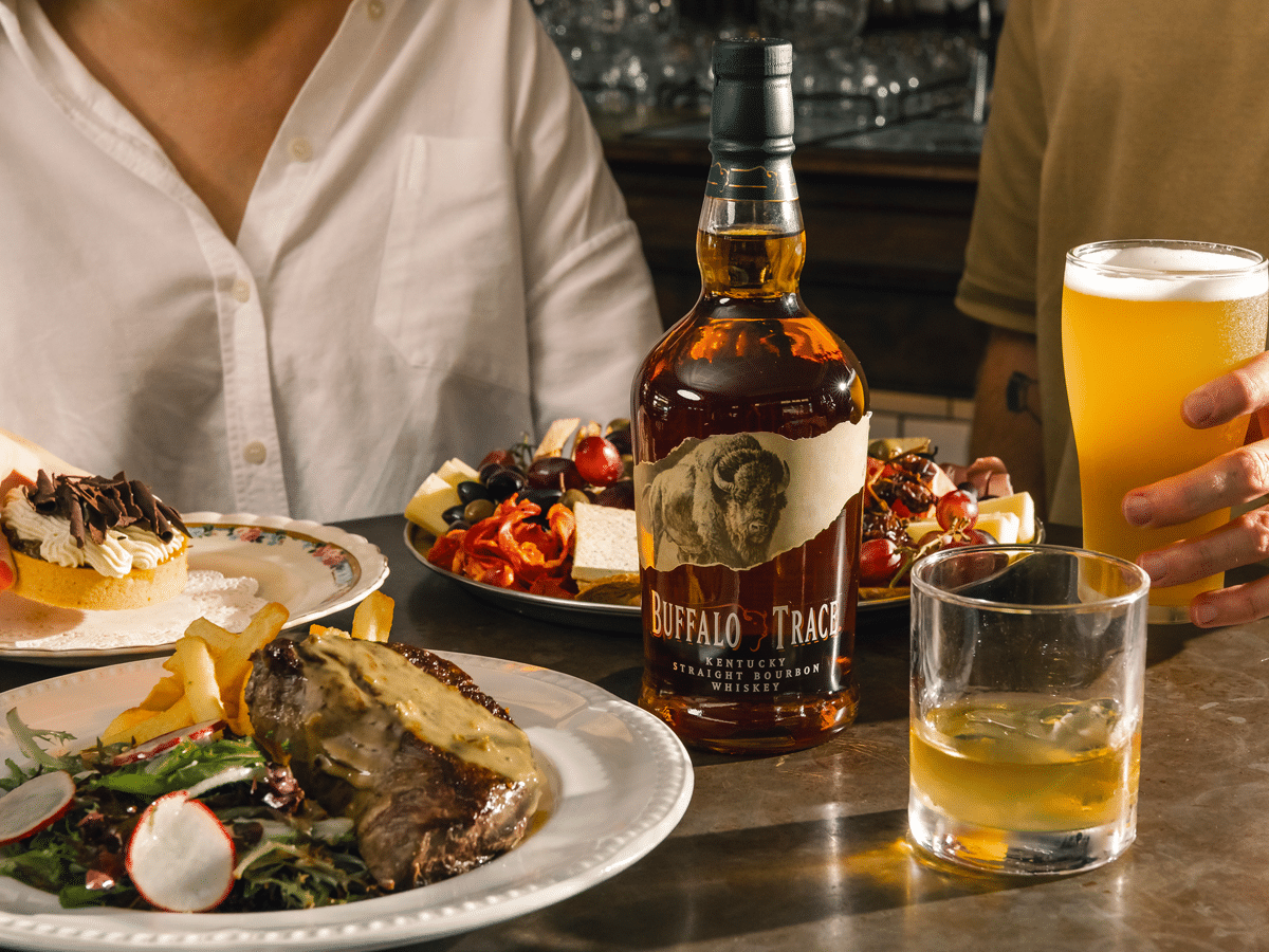 Buffalo trace is throwing a world whiskey day feast at the robin hood hotel