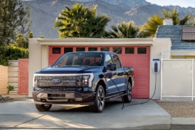 Ford f 150 lightning powering a house