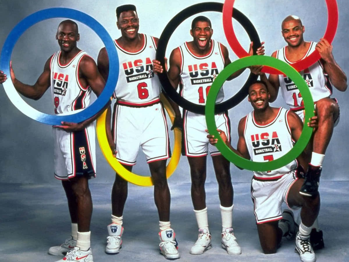 Karl malone dream team collection with rings