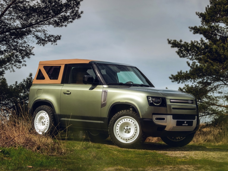 Defender Pb Customs Heritage Customs Cut the Roof off a New Defender 90, Creating a True ...